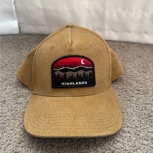 Brown Embroidered Cap